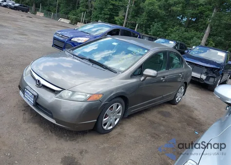 2006 Honda Civic Lx z USA, uszkodzony, nr VIN 1HGFA16576L038785